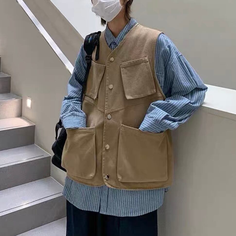 センターボタンベスト gm2145