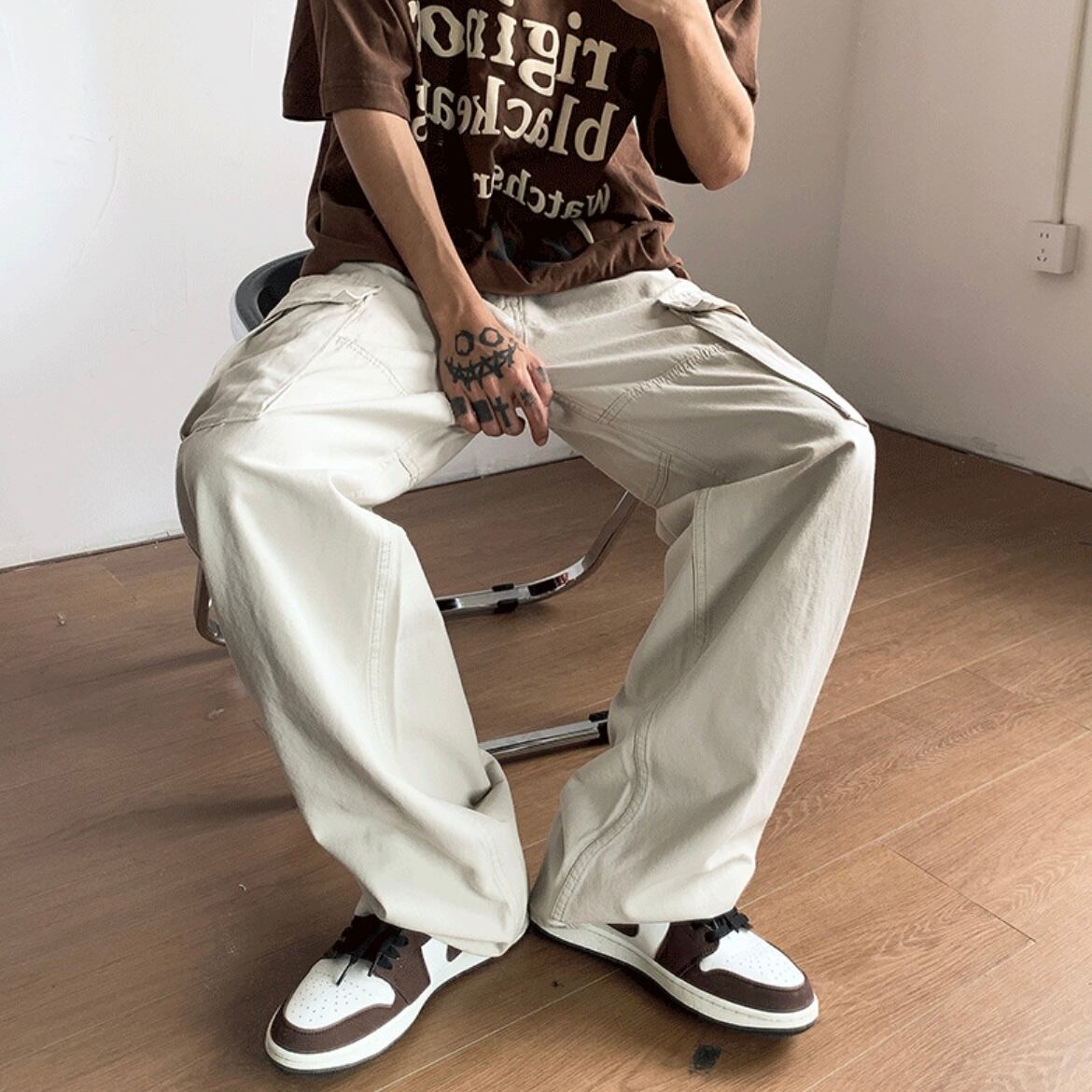 カジュアルベルトカーゴパンツ gm2465