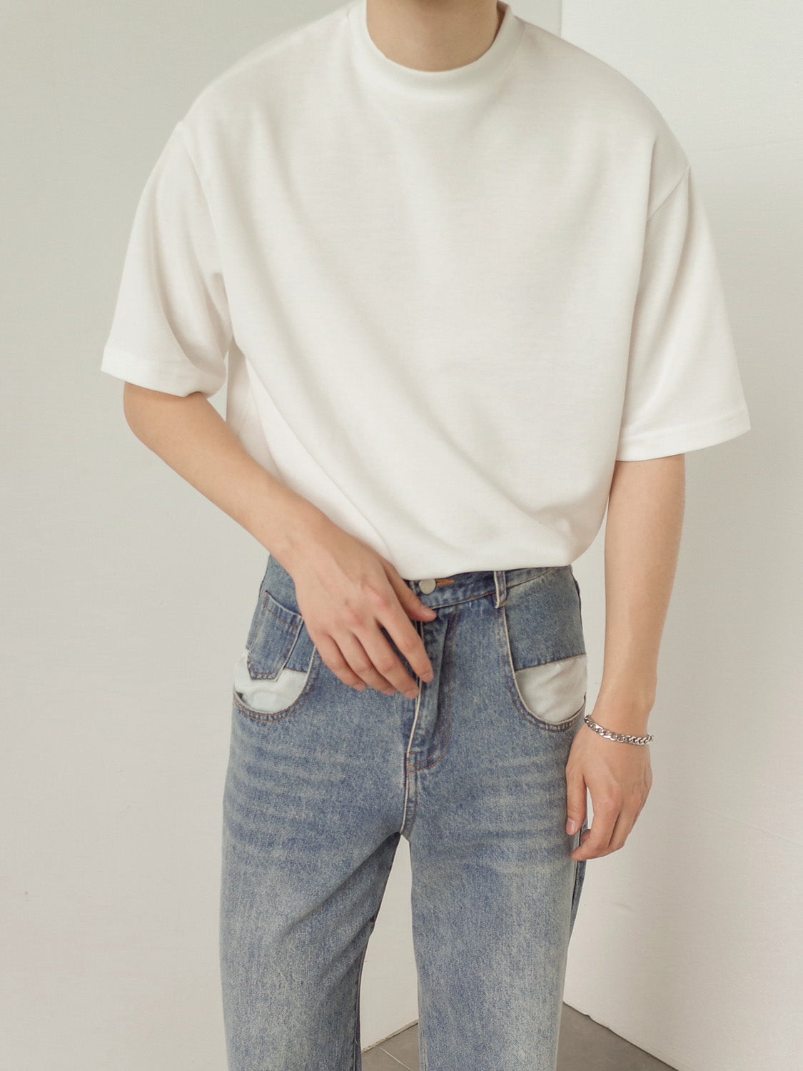モックネックTシャツ gm2177