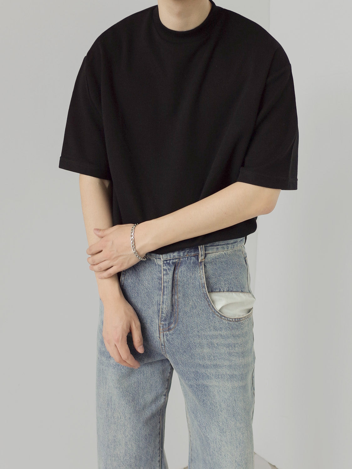 モックネックTシャツ gm2177