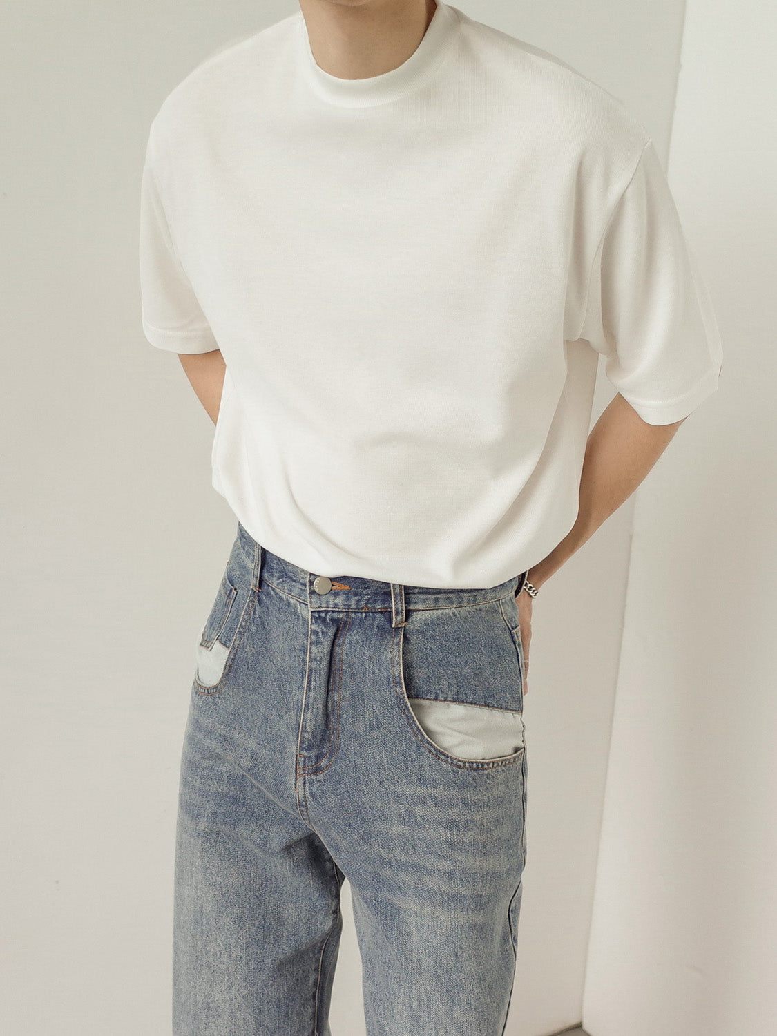 モックネックTシャツ gm2177