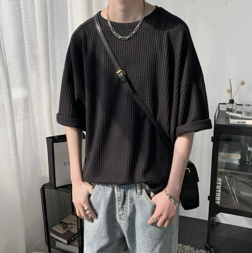 summer waffle tshirt gm1860