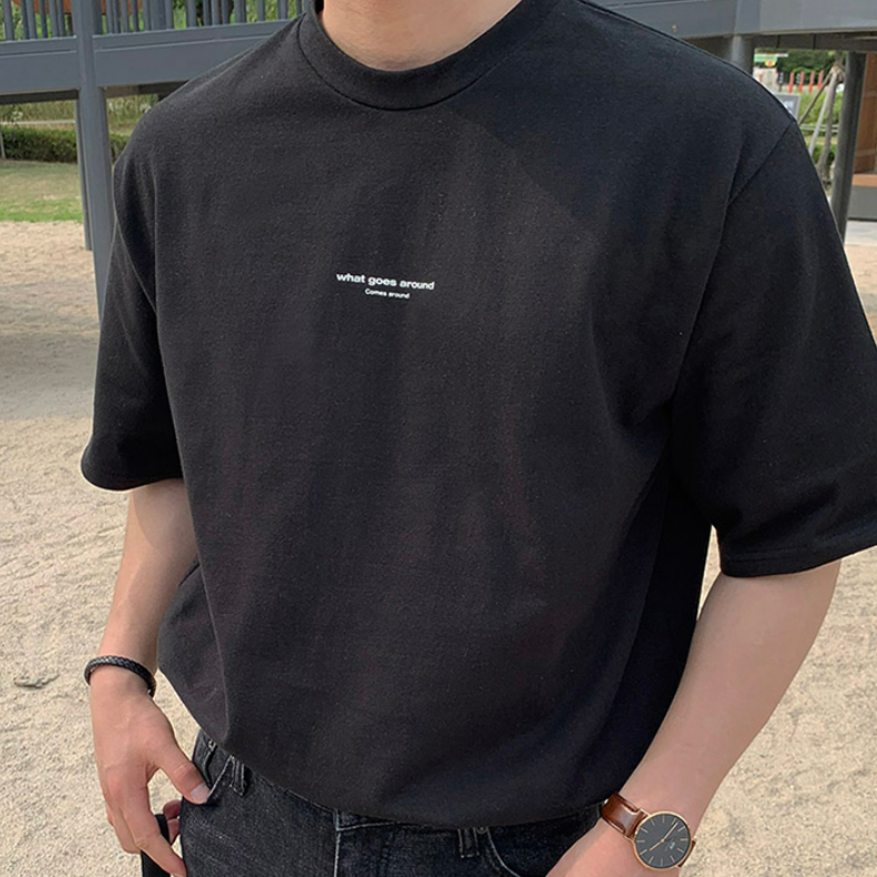 シンプルワンポイントTシャツ gm1958