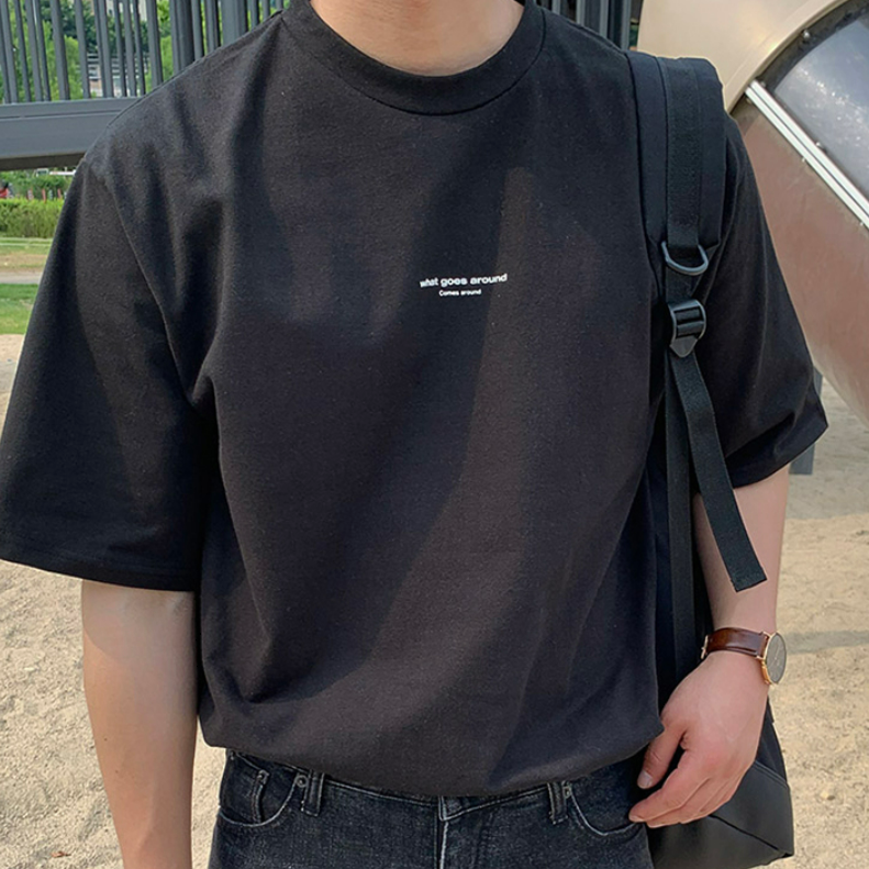 シンプルワンポイントTシャツ gm1958
