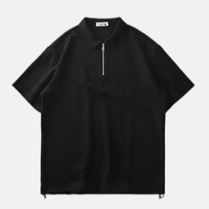 シンプルジップサマーTシャツ gm5231