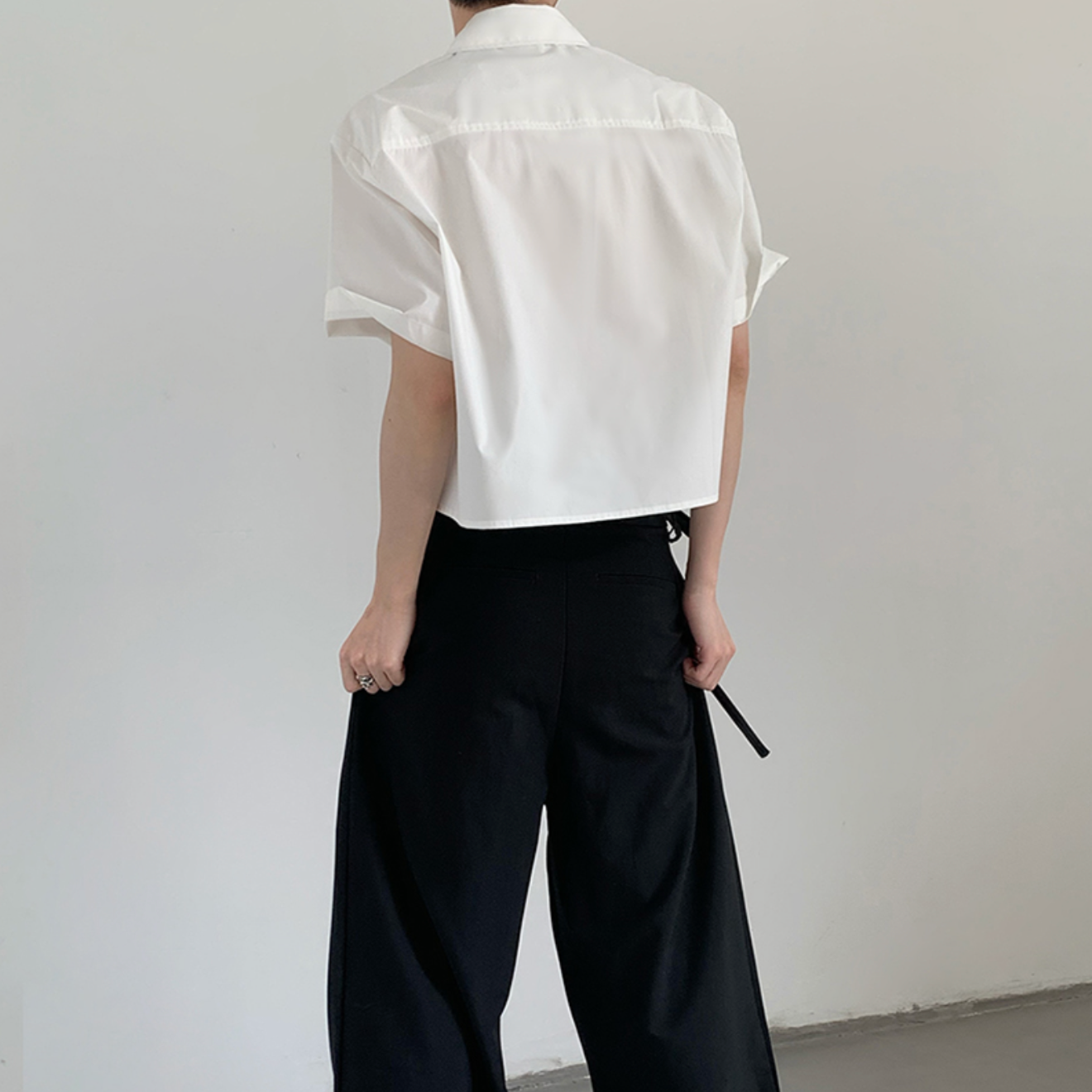 クールクロップドシャツ gm5234
