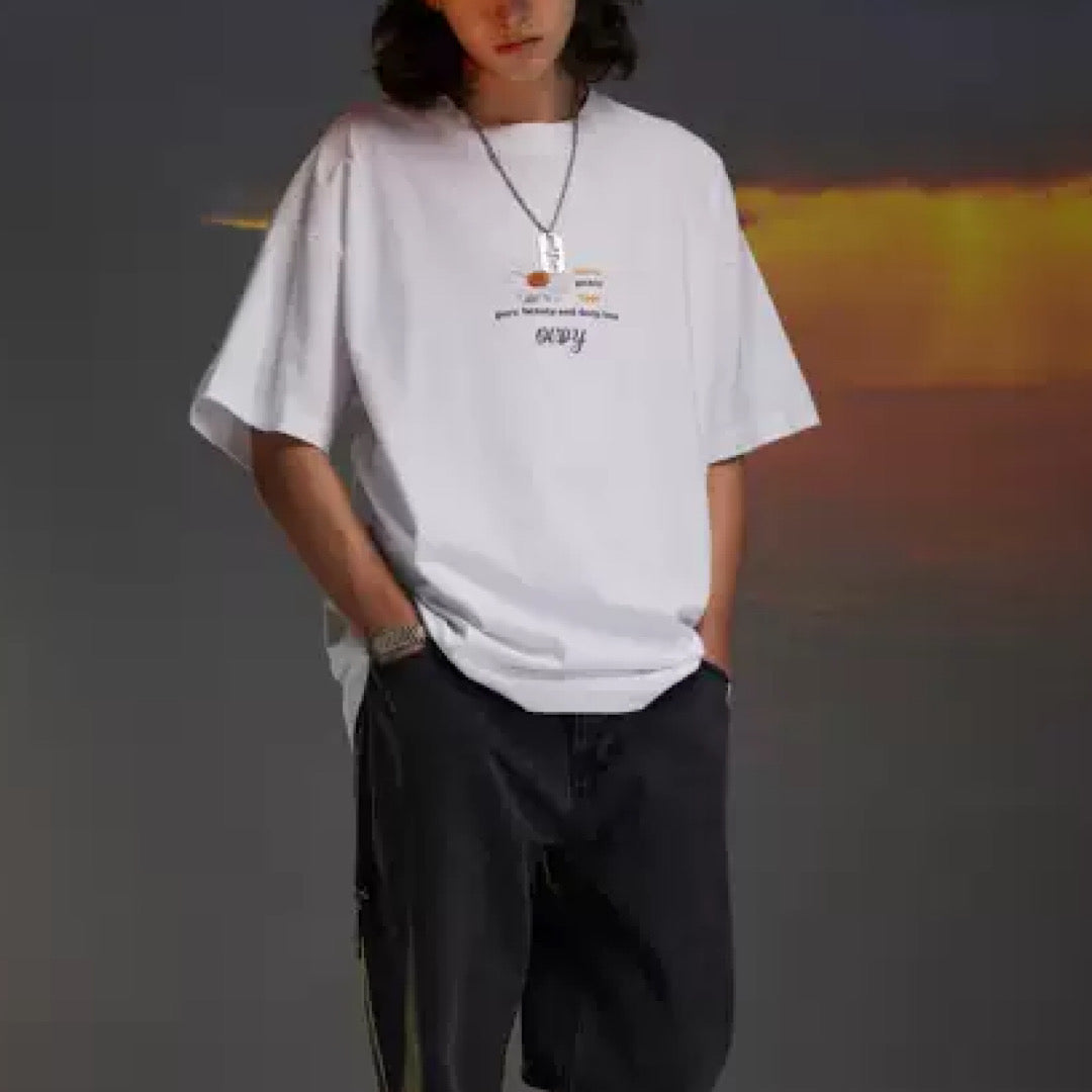 フラワーデザインサマーTシャツ gm2296