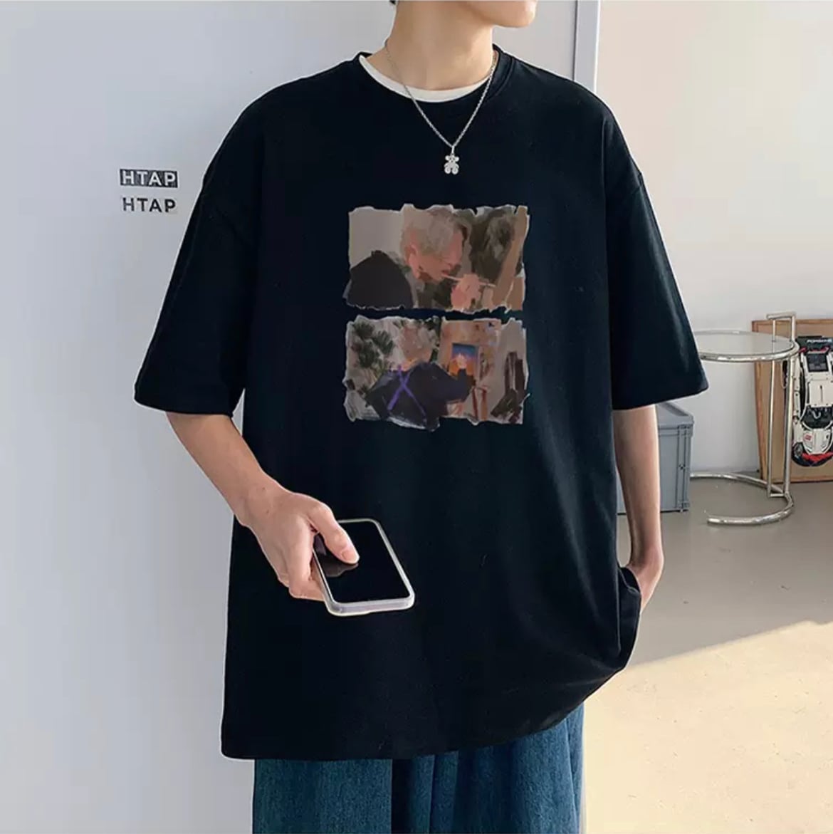 ペイントグラフィックTシャツ gm2526