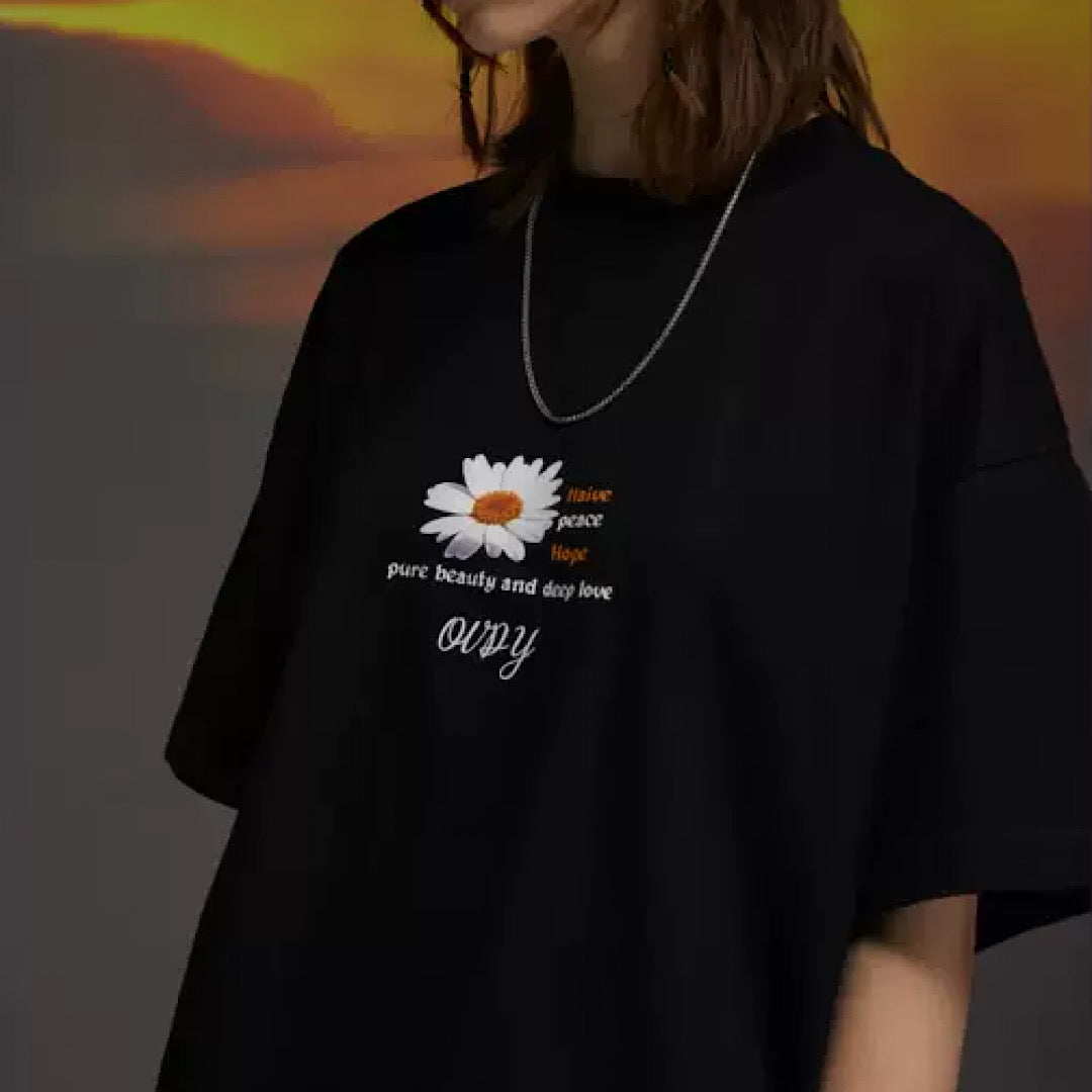フラワーデザインサマーTシャツ gm2296