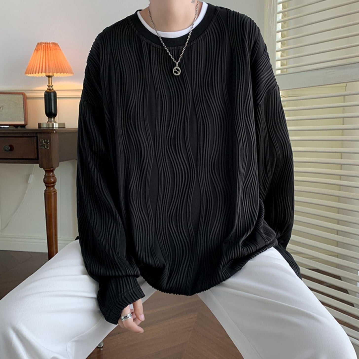 トレンドドレープTシャツ gm4299