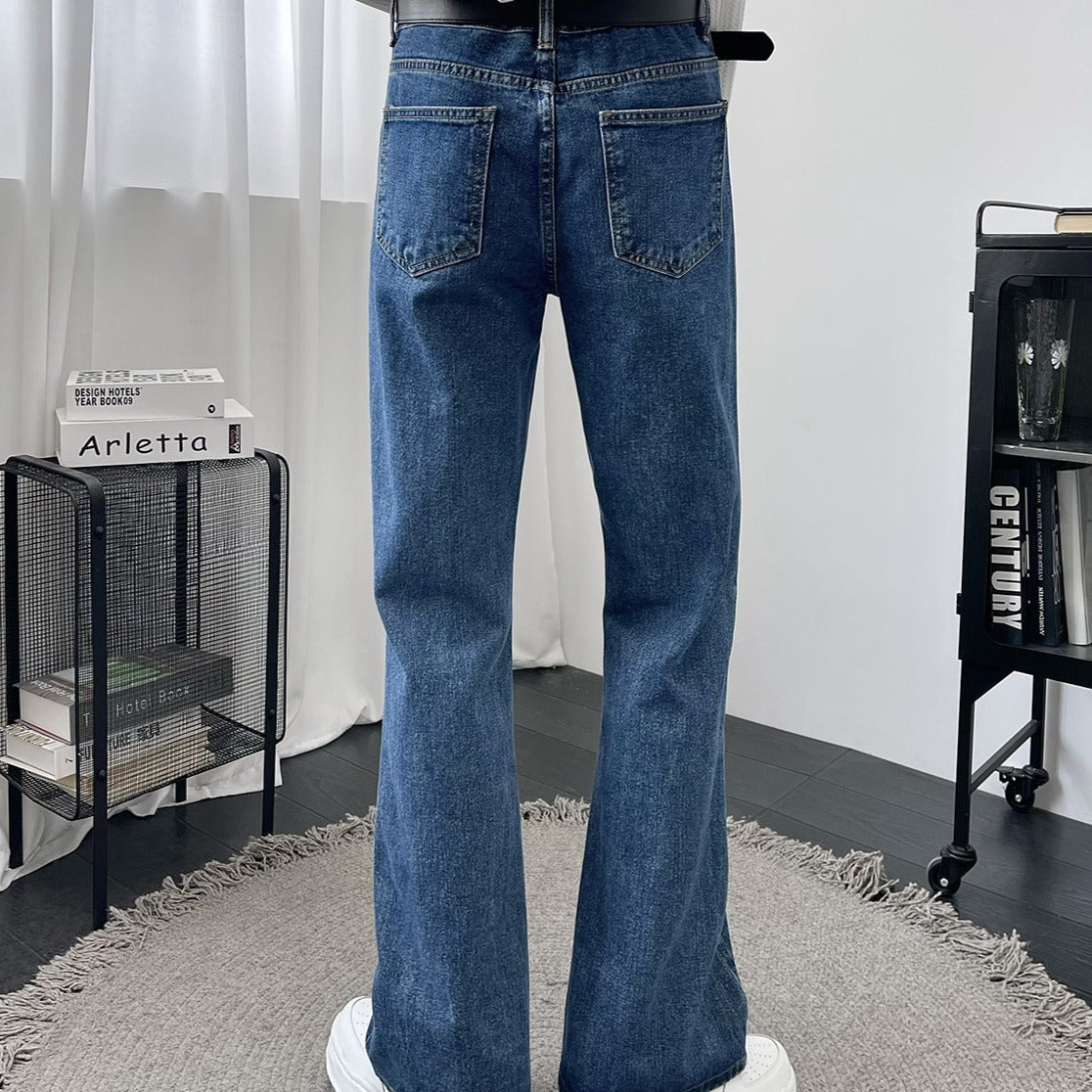 スタイリッシュシンプルフレアデニム gm5193