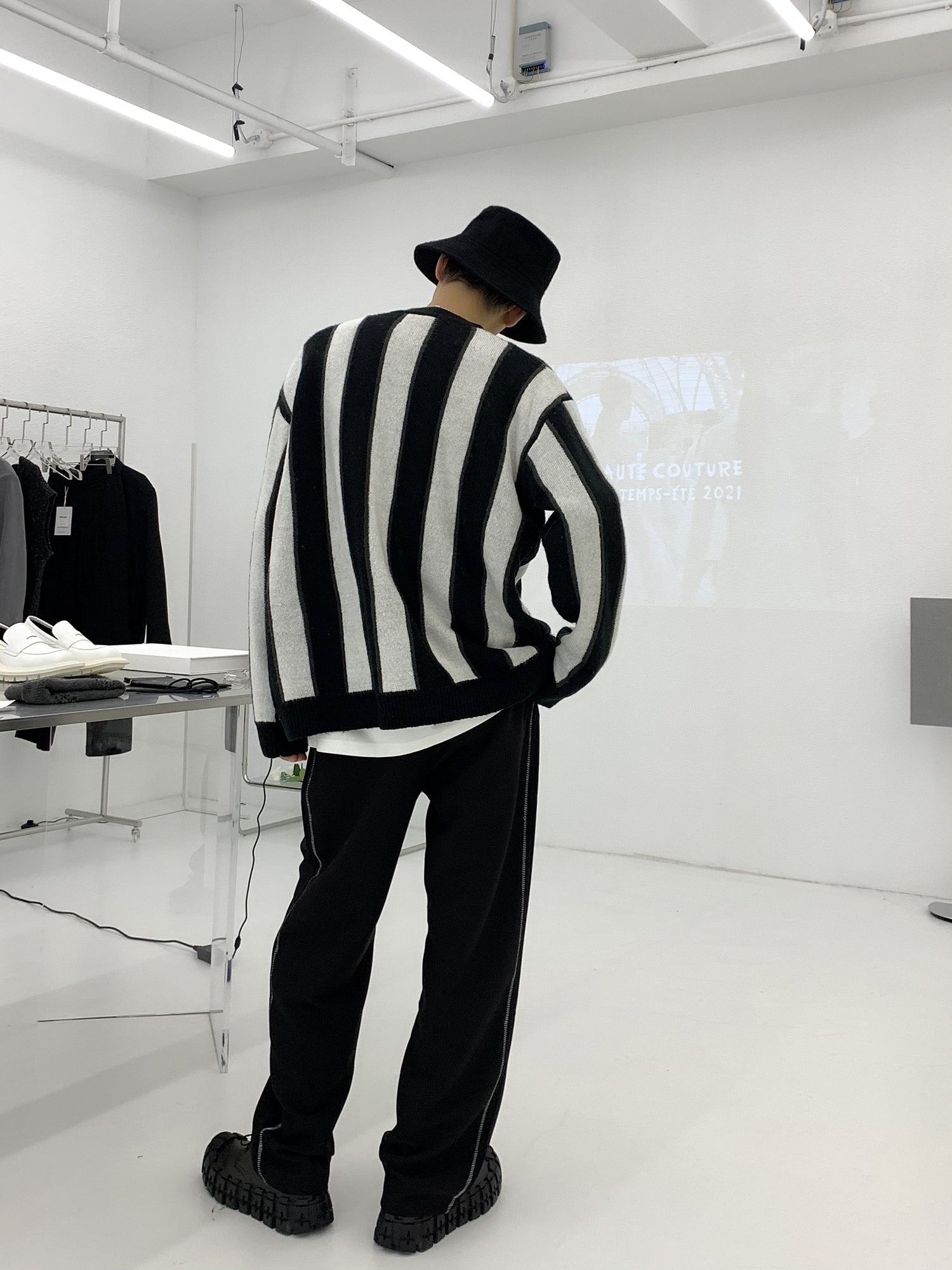 モードパターンカーディガン gm3025