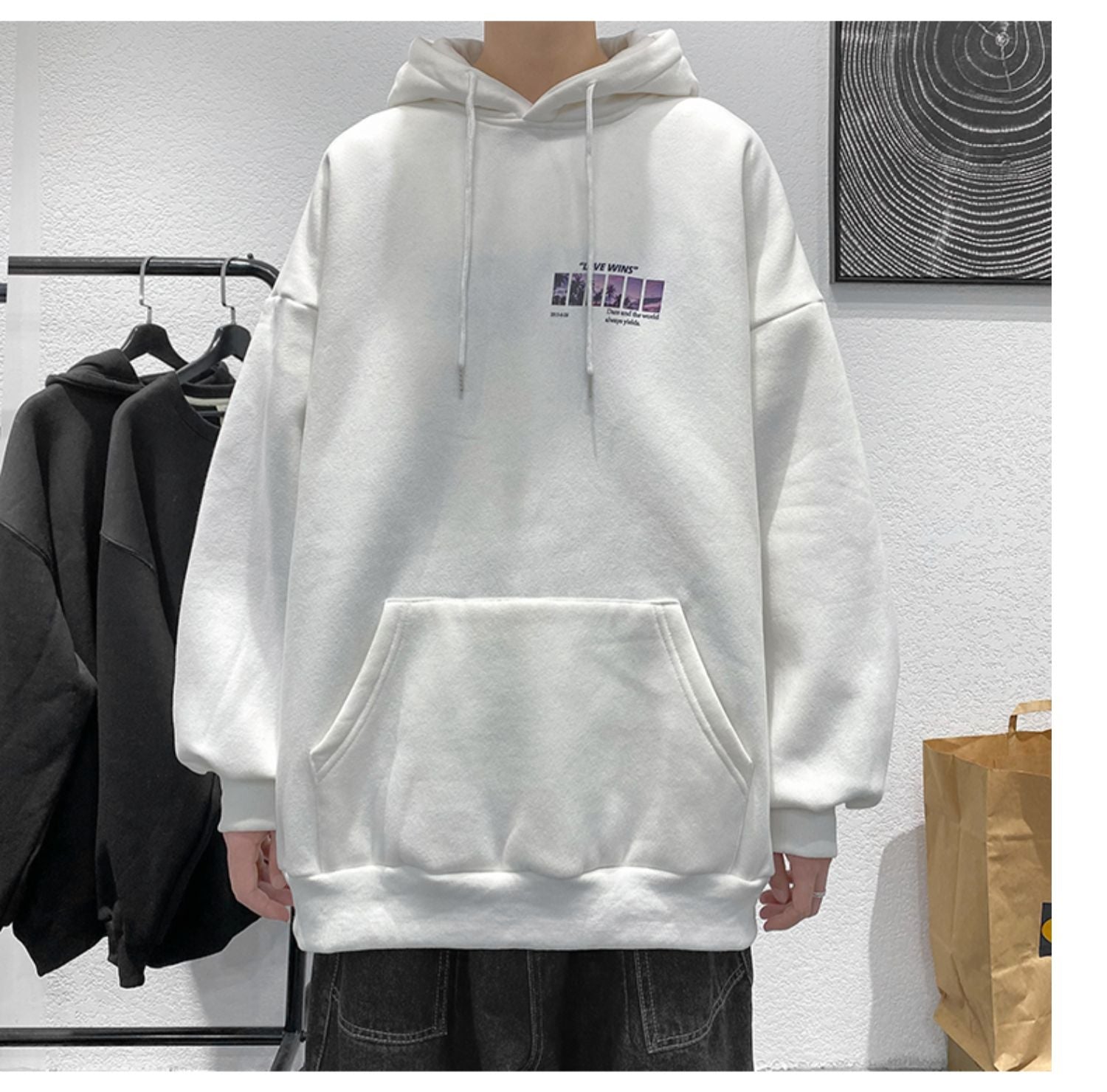 バックプリントビッグパーカー gm3064