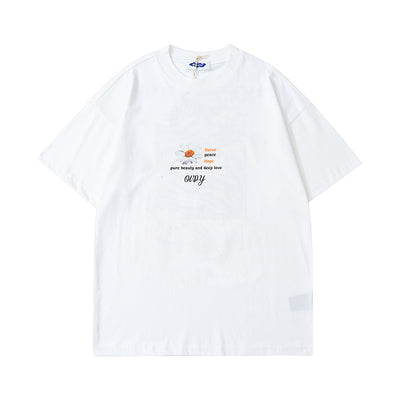 フラワーデザインサマーTシャツ gm2296