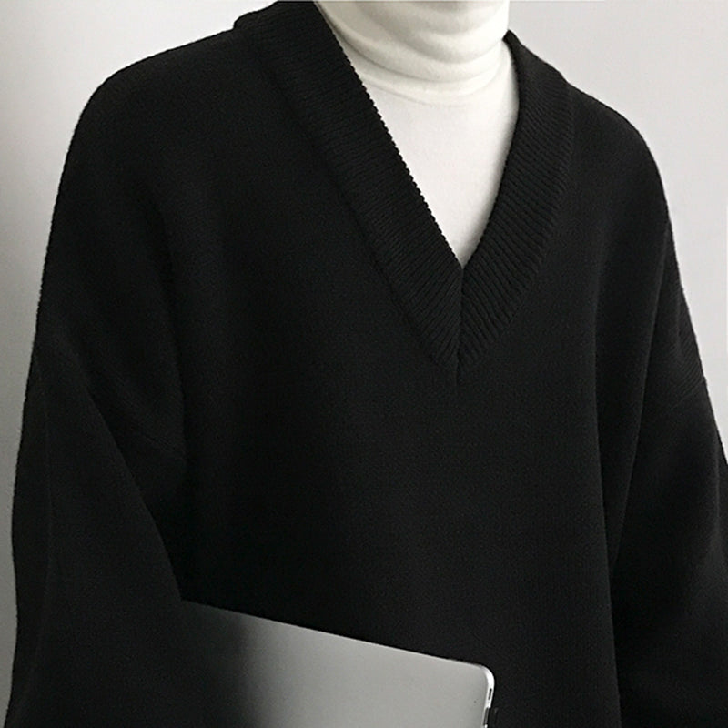 korean loose vneck knit gm5024