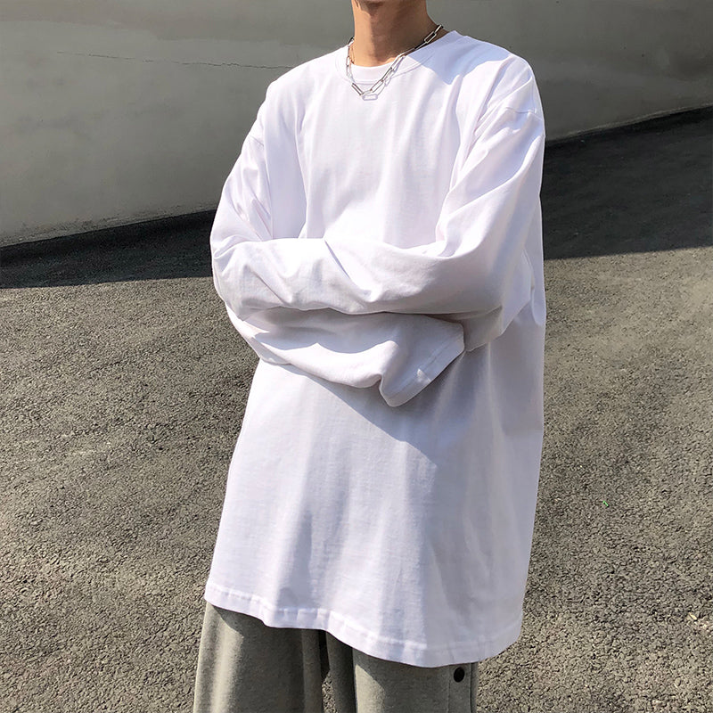 ロングスリーブシンプルTシャツ gm7179