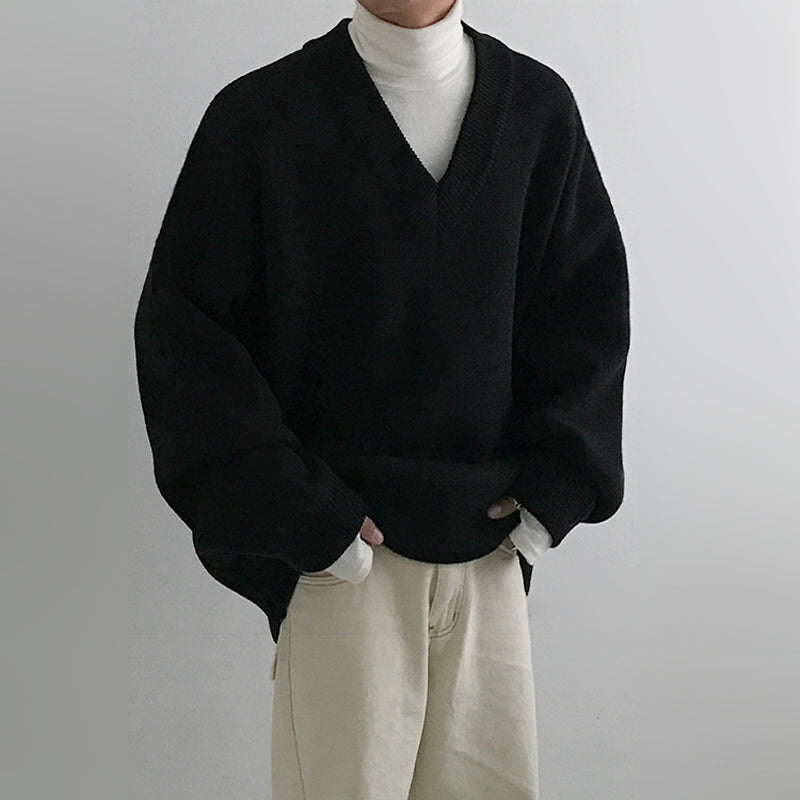 korean loose vneck knit gm5024