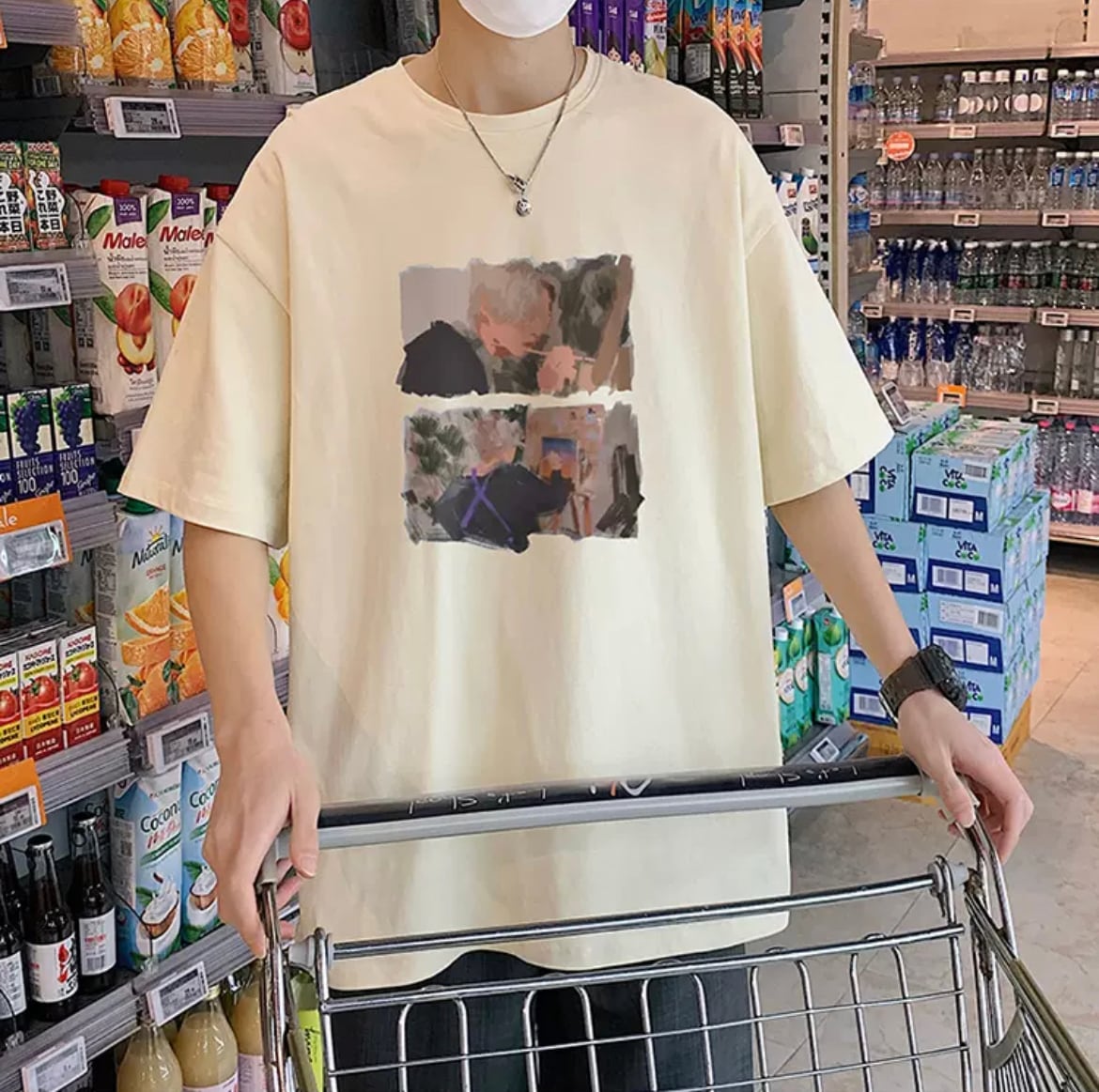 ペイントグラフィックTシャツ gm2526
