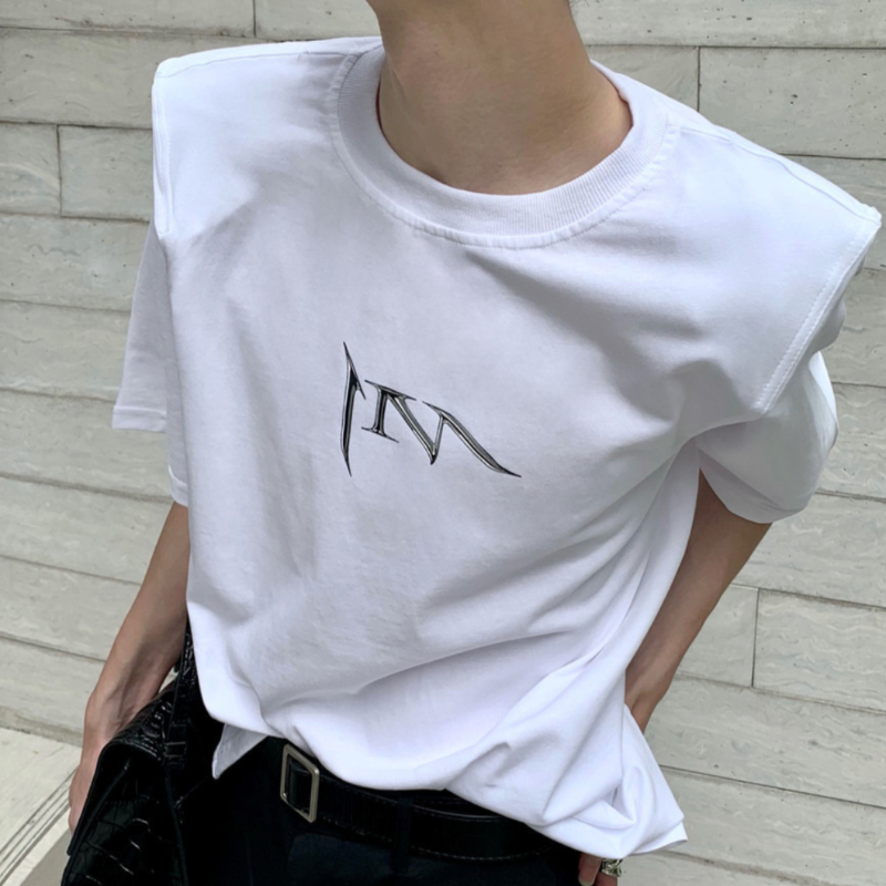 ショルダーパッドロゴTシャツ gm2575