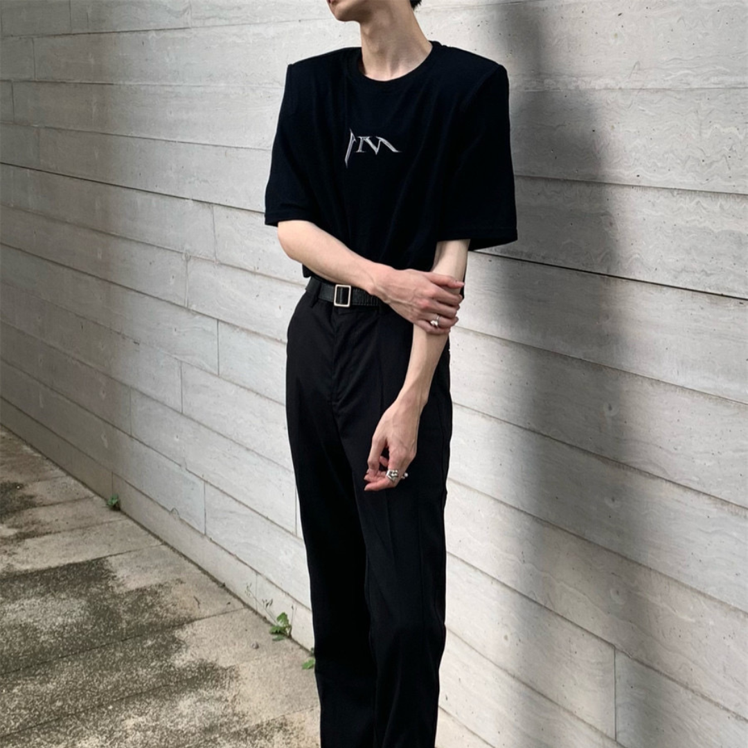ショルダーパッドロゴTシャツ gm2575