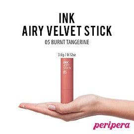 インク エアリー ベルベット スティック #5バーントタンジェリン