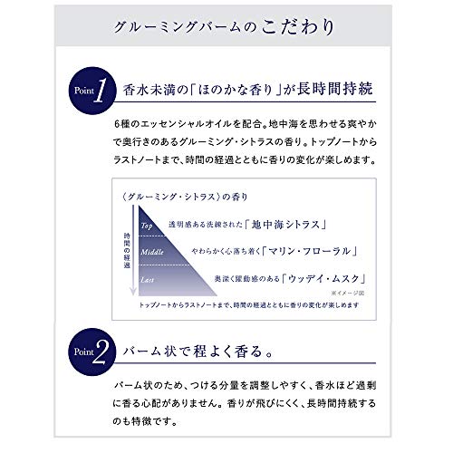 グルーミングバーム 40g グルーミング シトラスの香り