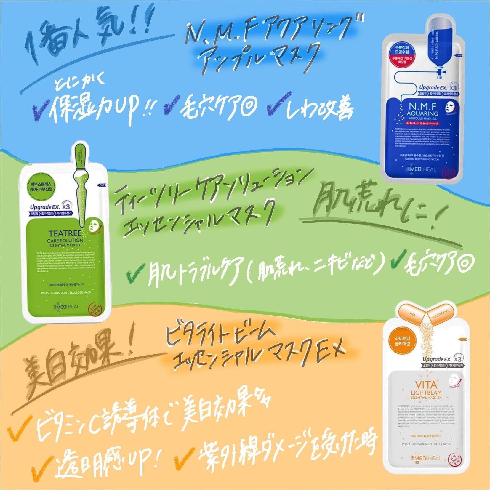 N.M.Fアクアリングアンプルマスク25ml×1枚