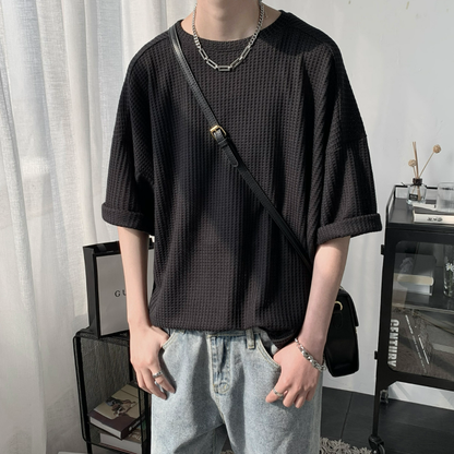 summer waffle tshirt  gm1860