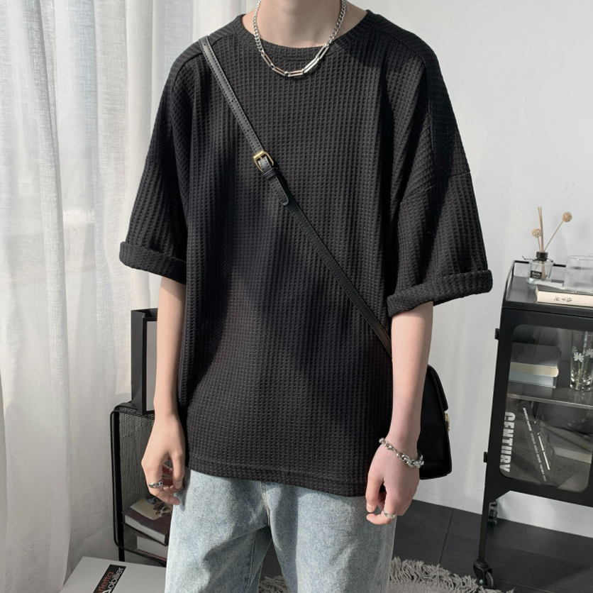 summer waffle tshirt  gm1860