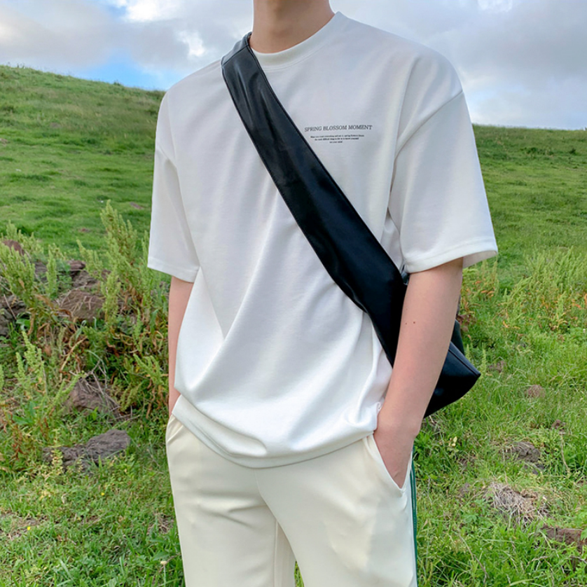 ドロップショルダーロゴTシャツ  gm1970