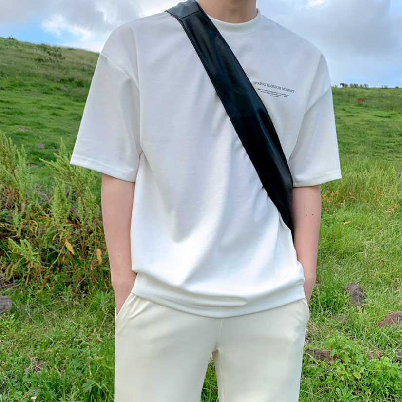 ドロップショルダーロゴTシャツ  gm1970