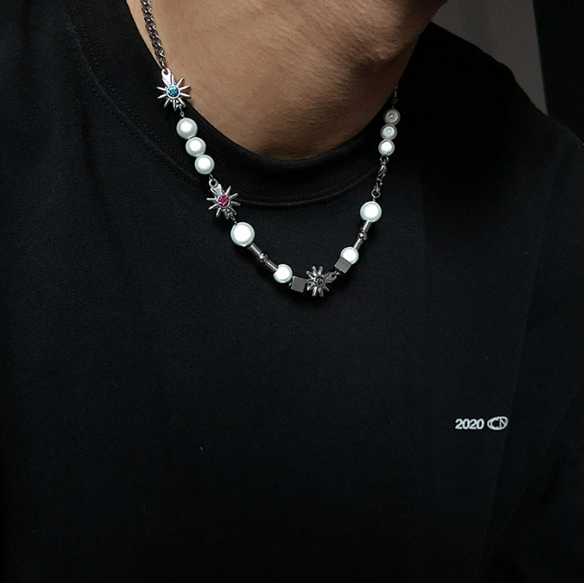 sun smiley neckless  gm2041