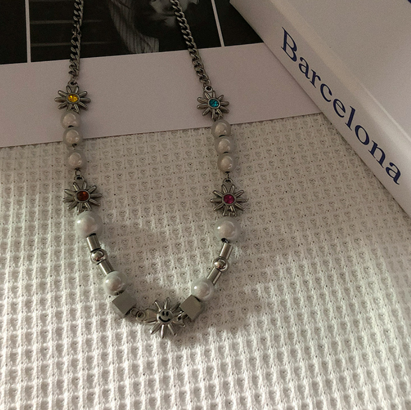 sun smiley neckless  gm2041