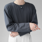 ラウンドネックロングTシャツ gm5113