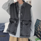 ビッグポケットデニムベスト gm4478