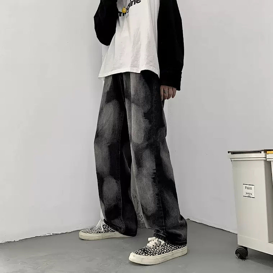 ホワイトサイドラインルーズパンツ  gm2265