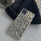 アルミデザインシルバーiPhoneケース  gm2472