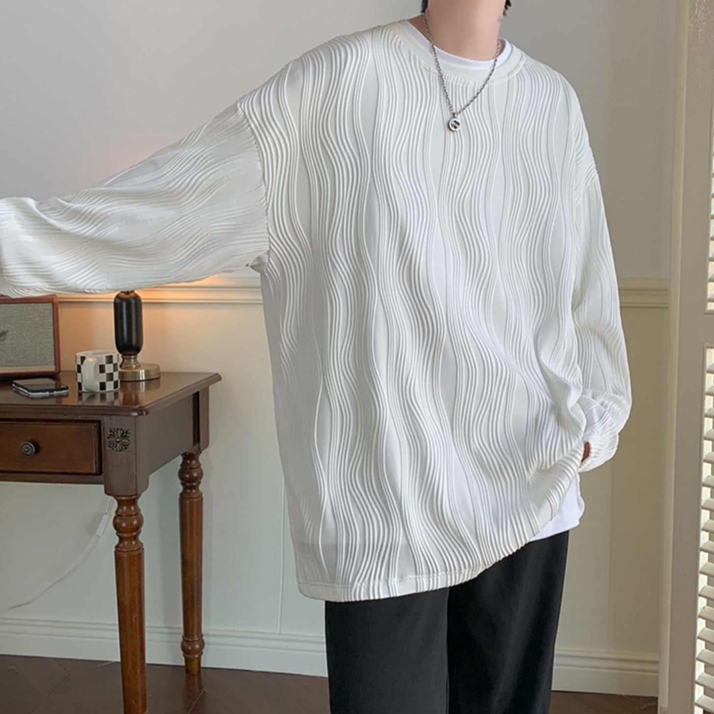 トレンドドレープTシャツ gm4299