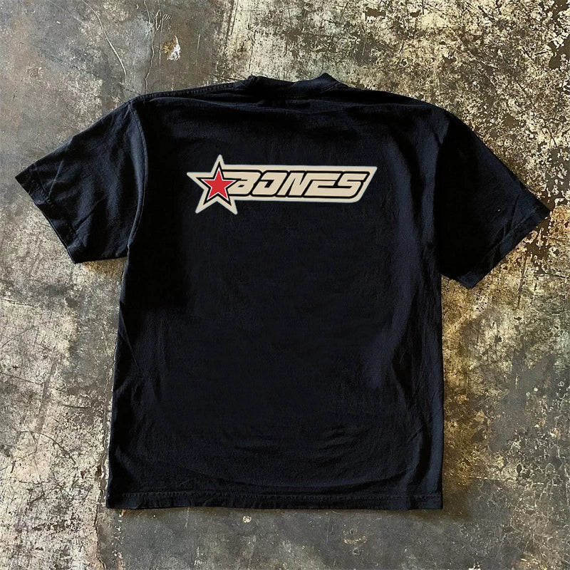 バックプリントロゴTシャツ