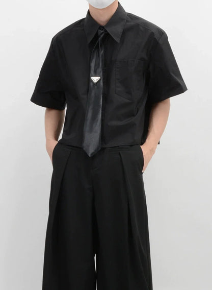 【残りあとわずか】short pocket shirt gm15167