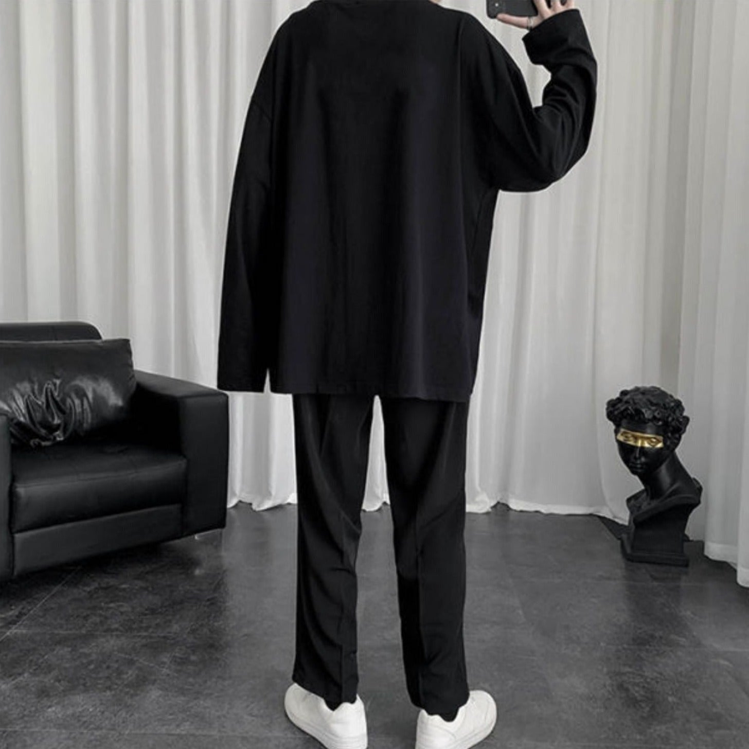 シンプルノーマルロングTシャツ gm3194