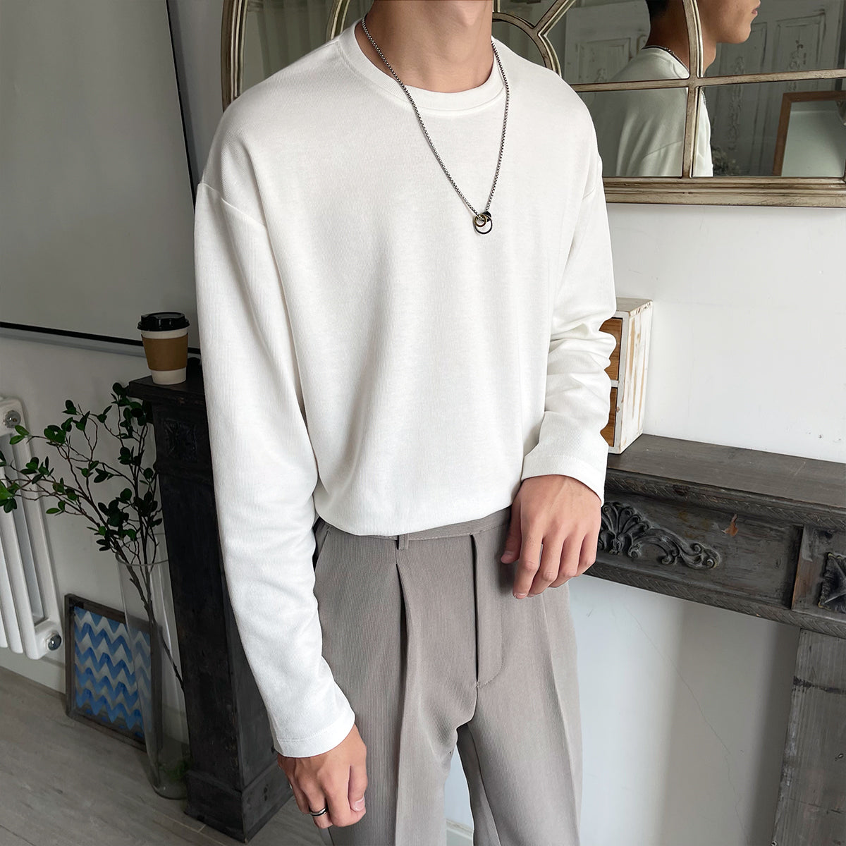 シンプルロングTシャツ gm4100