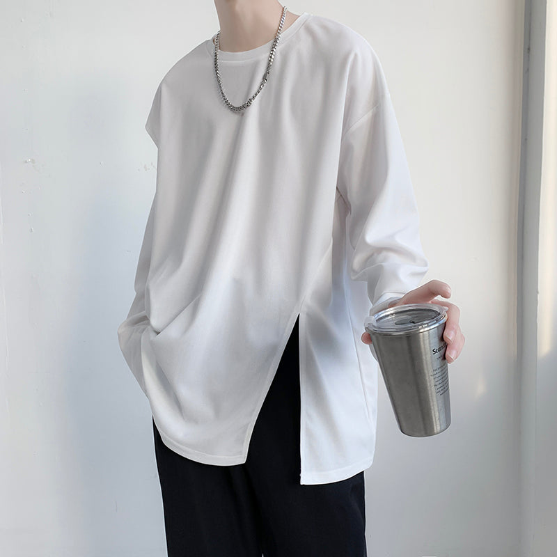 モードスリットアシンメトリーTシャツ gm5173