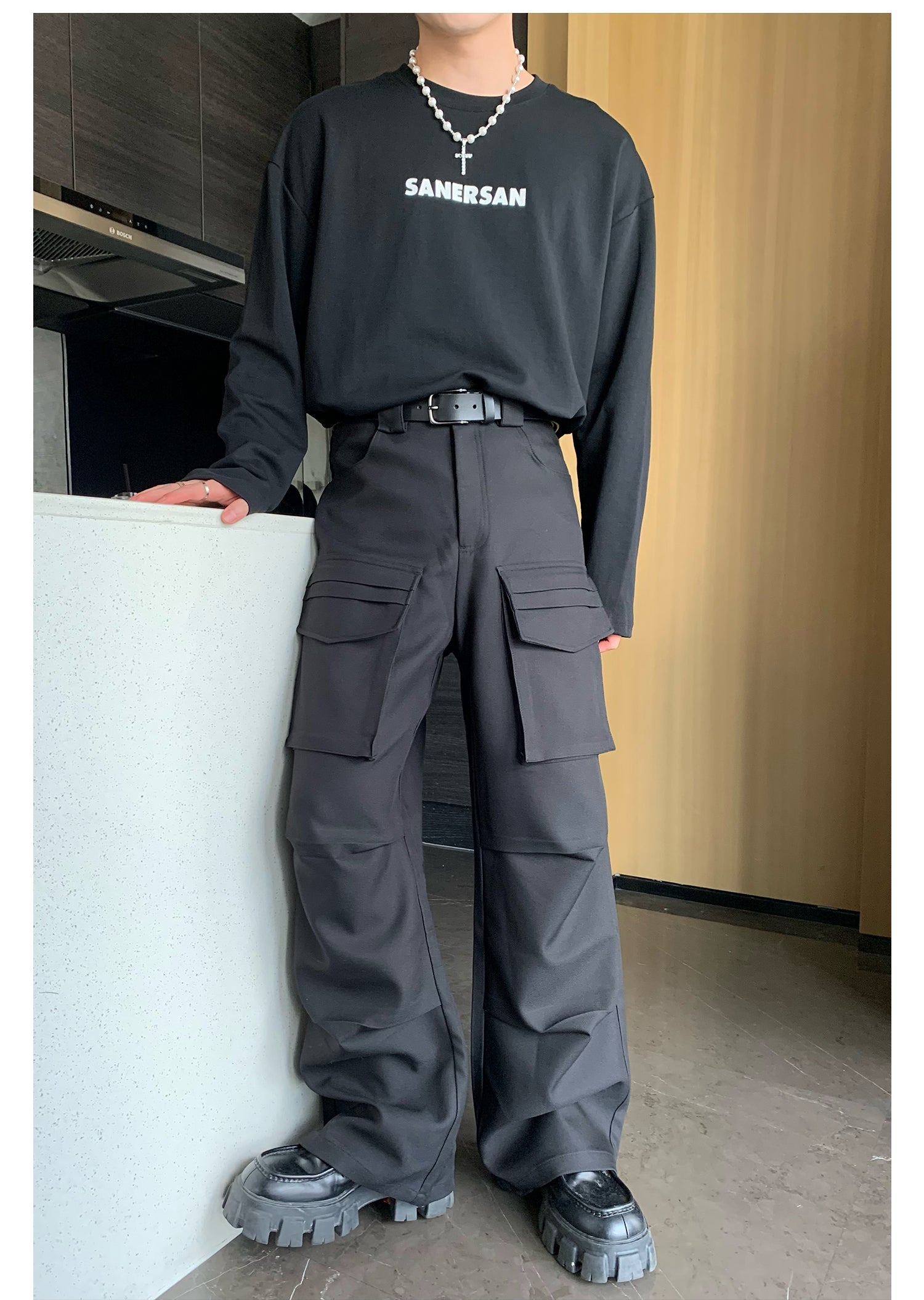 シンプルストリートカーゴパンツ  gm2768
