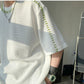 ステッチカラーワッフルTシャツ gm4302