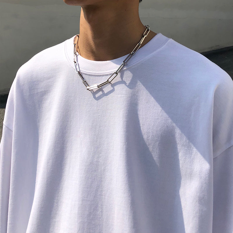 ロングスリーブシンプルTシャツ gm7179