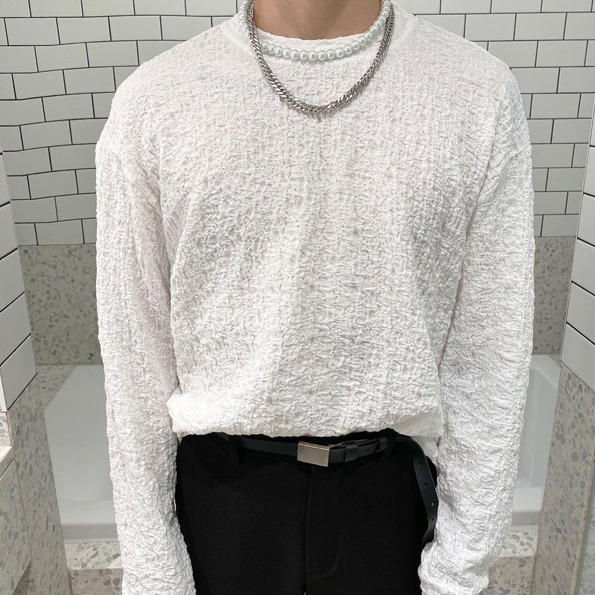 ナチュラルパールネックレス  gm2354