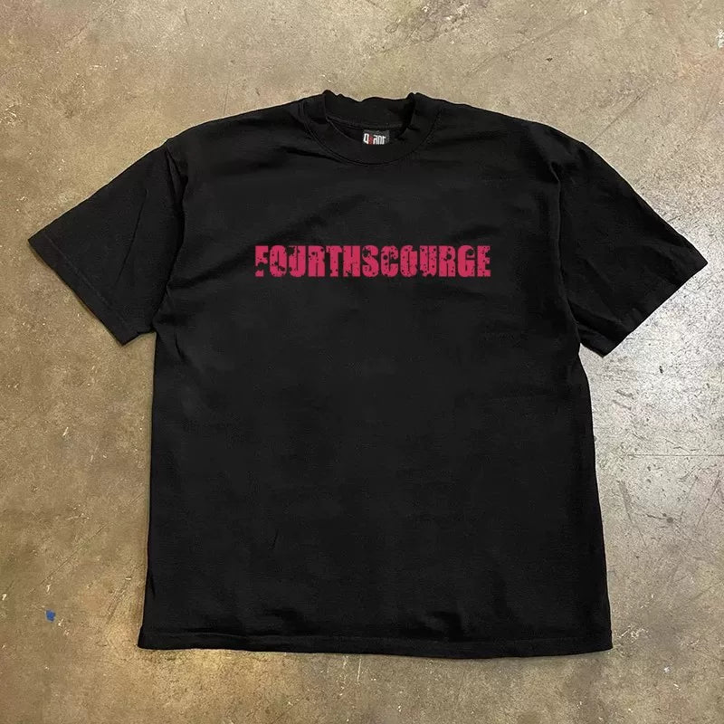 パンクピンクロゴTシャツ