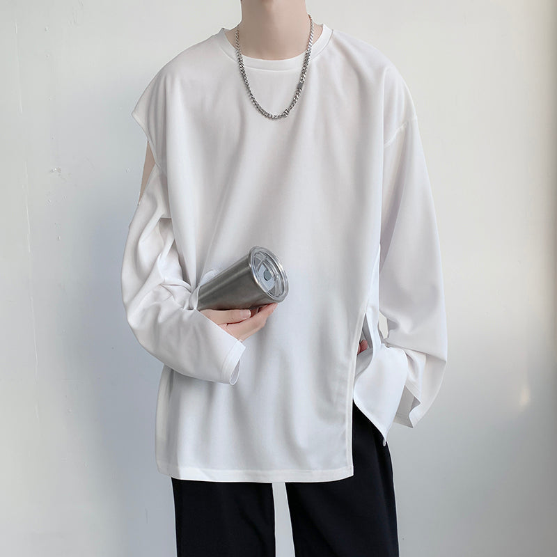 モードスリットアシンメトリーTシャツ gm5173