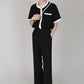 トレンドバイカラーボタンTシャツ gm5161
